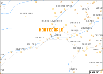 map of Monte Carlo