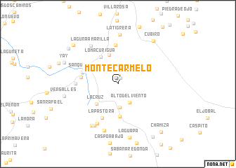 map of Monte Carmelo