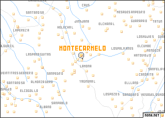 map of Monte Carmelo