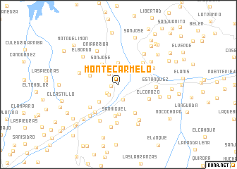 map of Monte Carmelo