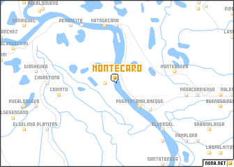 map of Montecaro