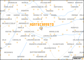 map of Monte Carreto