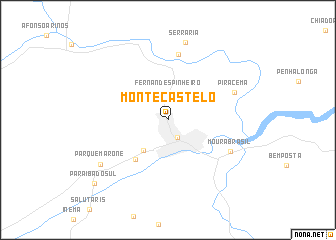 map of Monte Castelo