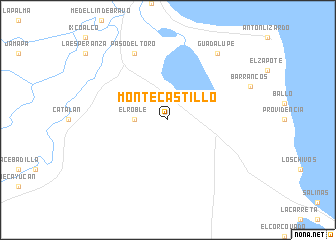 map of Monte Castillo