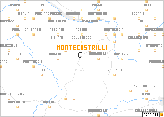 map of Montecastrilli