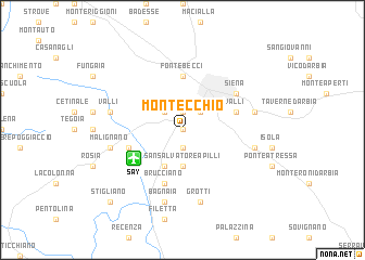 map of Montecchio