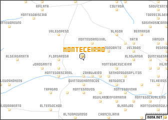 map of Monte Ceirão