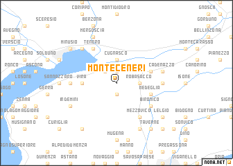 map of Monte Ceneri