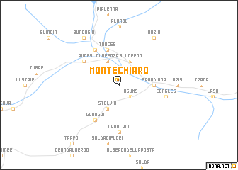 map of Montechiaro