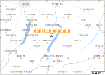 map of Montechiarugolo