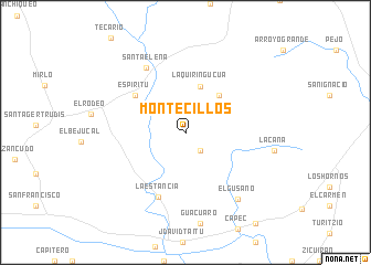 map of Montecillos