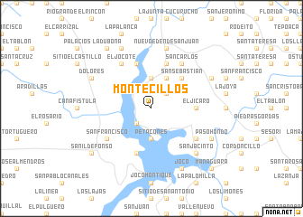 map of Montecillos