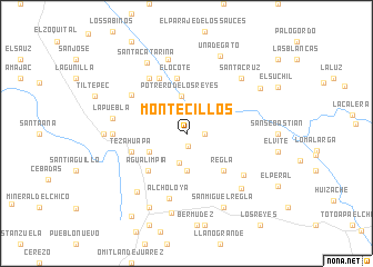 map of Montecillos