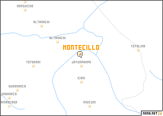 map of Montecillo