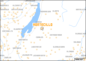 map of Montecillo