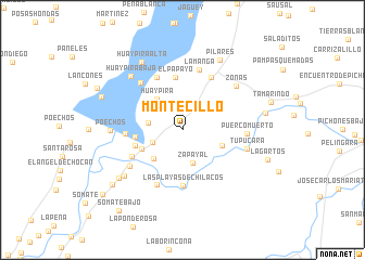 map of Montecillo