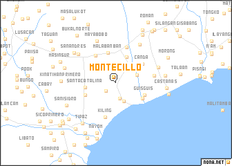 map of Montecillo