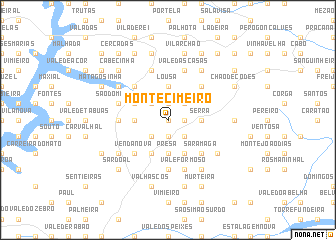 map of Monte Cimeiro