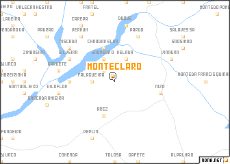 map of Monte Claro