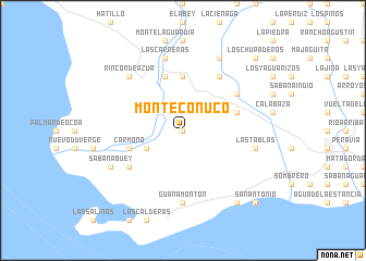 map of Monte Conuco