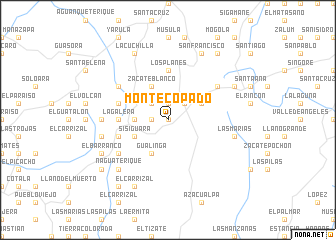 map of Monte Copado