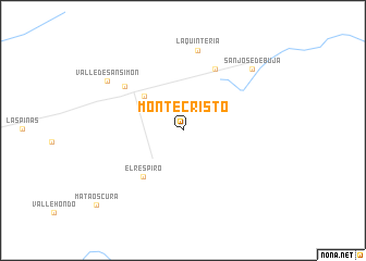 map of Montecristo