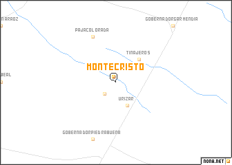 map of Monte Cristo