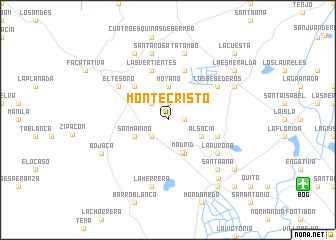 map of Montecristo