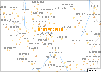 map of Montecristo