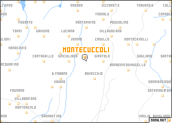 map of Montecuccoli