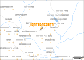 map of Monte da Costa