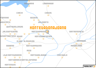 map of Monte da Dona Joana