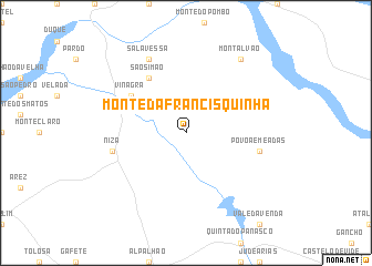 map of Monte da Francisquinha