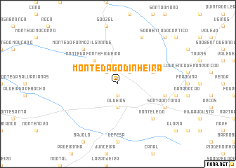 map of Monte da Godinheira