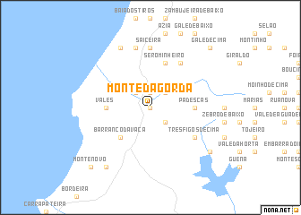 map of Monte da Gorda