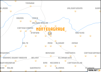 map of Monte da Grade