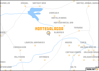 map of Monte da Lagoa