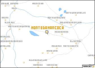 map of Monte da Mancoca