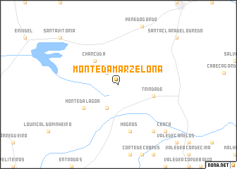 map of Monte da Marzelona