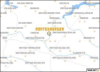 map of Monte da Ordem