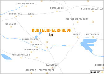 map of Monte da Pedra Alva