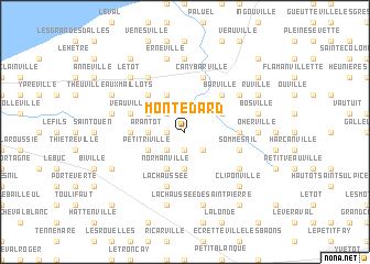 map of Mont-Édard