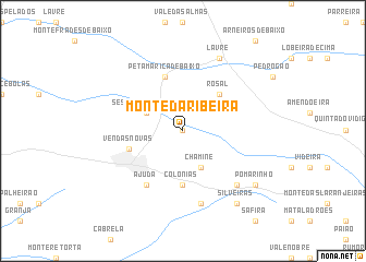 map of Monte da Ribeira