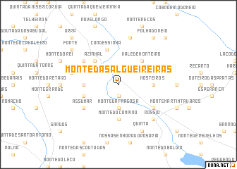 map of Monte das Algueireiras