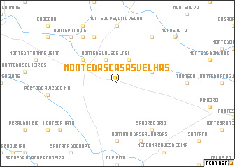 map of Monte das Casas Velhas