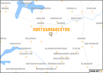 map of Monte das Docetas