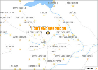 map of Monte das Espadas