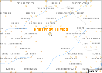 map of Monte da Silveira