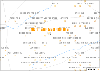 map of Monte das Sorraias