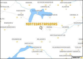 map of Monte das Tardonas